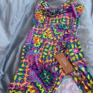 Colorful Patterned Dress